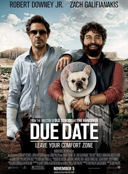 دانلود فیلم Due Date 2010 با زیرنویس چسبیده