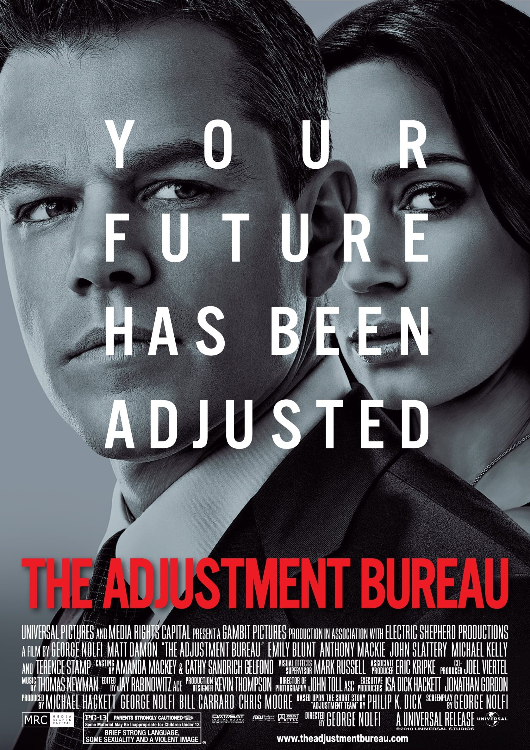 دانلود فیلم The Adjustment Bureau با دوبله فارسی و زیرنویس چسبیده